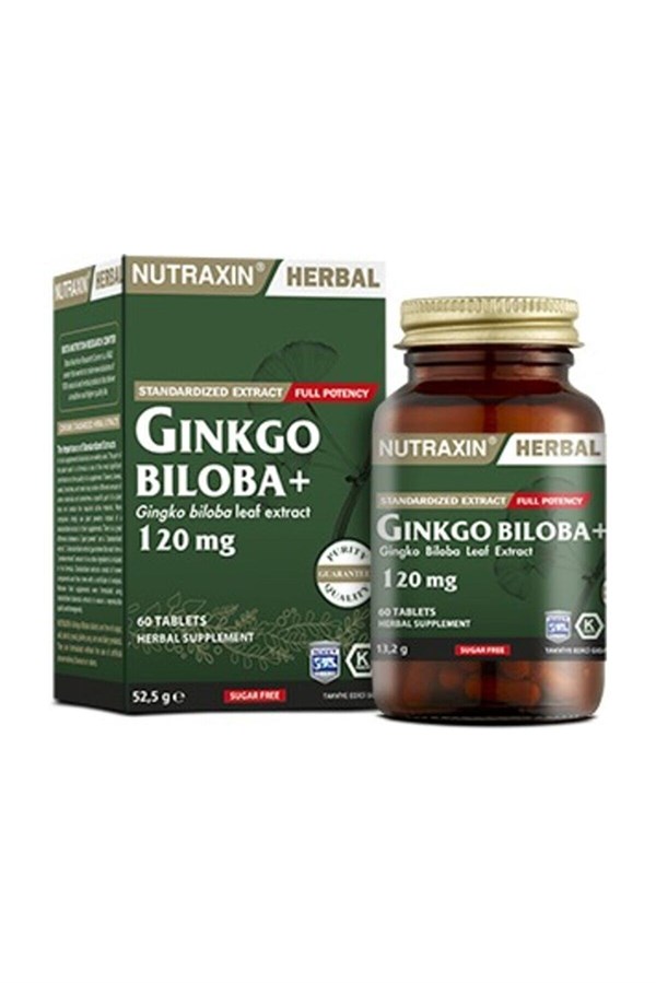 NUTRAXIN Ginkgo Biloba 120 mg 60 Kapsül