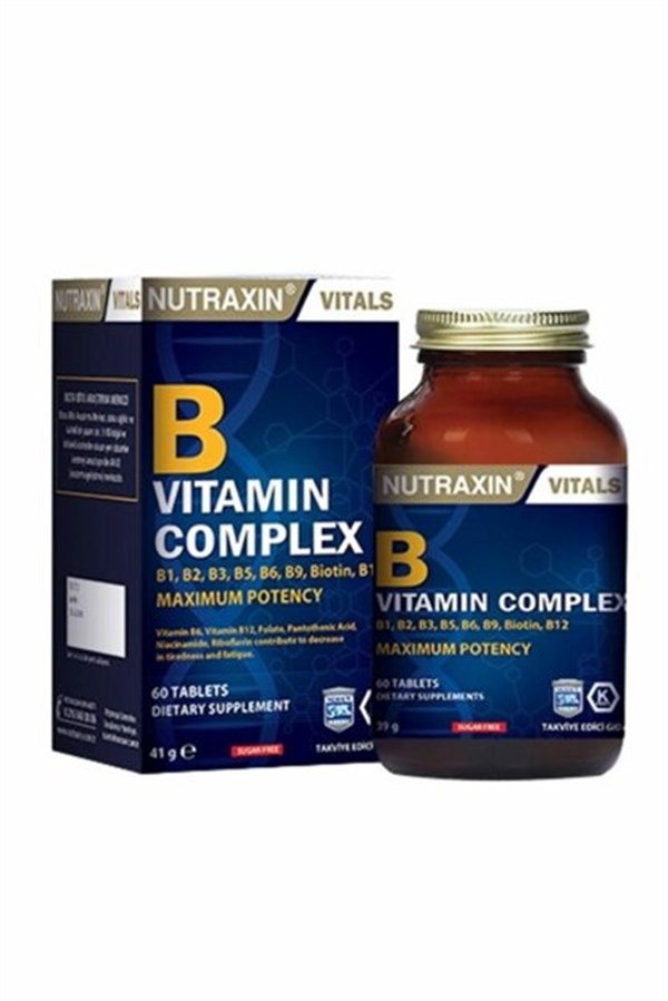 NUTRAXIN Vitamin B Complex 60 Tablets 