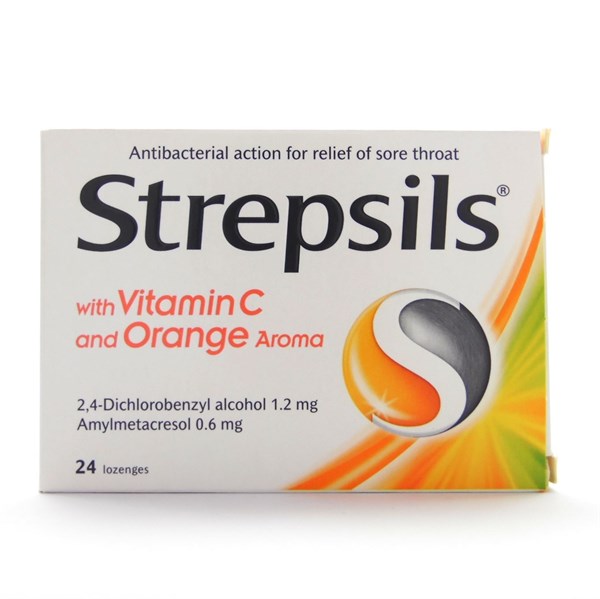 STREPSILS C Vitaminli Portakal Aromalı 24 Pastil