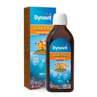 DYNAVIT Balık Yağı Şurubu Portakal Aromalı 150 Ml
