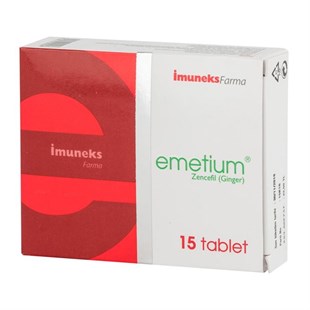 İmuneks Emetium Ginger (Zencefil) 15 Tablet