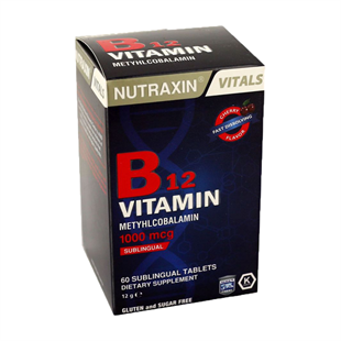NUTRAXIN B12 Vitamin Methyhlcobalamin 100 mcg 60 Tablet