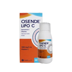 OSENDE Lipo Lipozomal C Vitamini 100ml Şurup