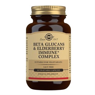 SOLGAR Beta Glucans & Elderberry Complex 60 Kapsül