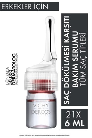 VICHY Dercos Aminexil Clinical 5-Erkekler İçin 21x6 ml