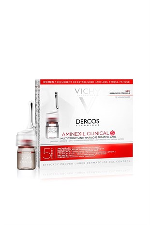 VICHY Dercos Aminexil Clinical 5 Kadınlar İçin 21x6 ml
