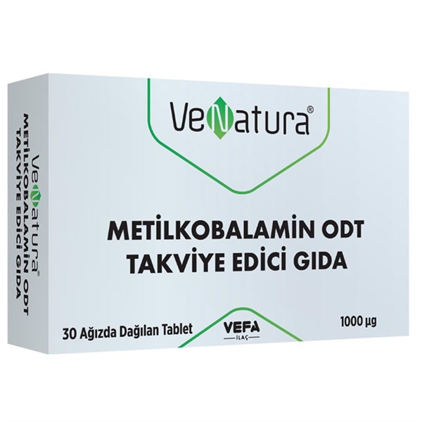 VENATURA Metilkobalamin ODT Takviye Edici Gıda 30 Tablet