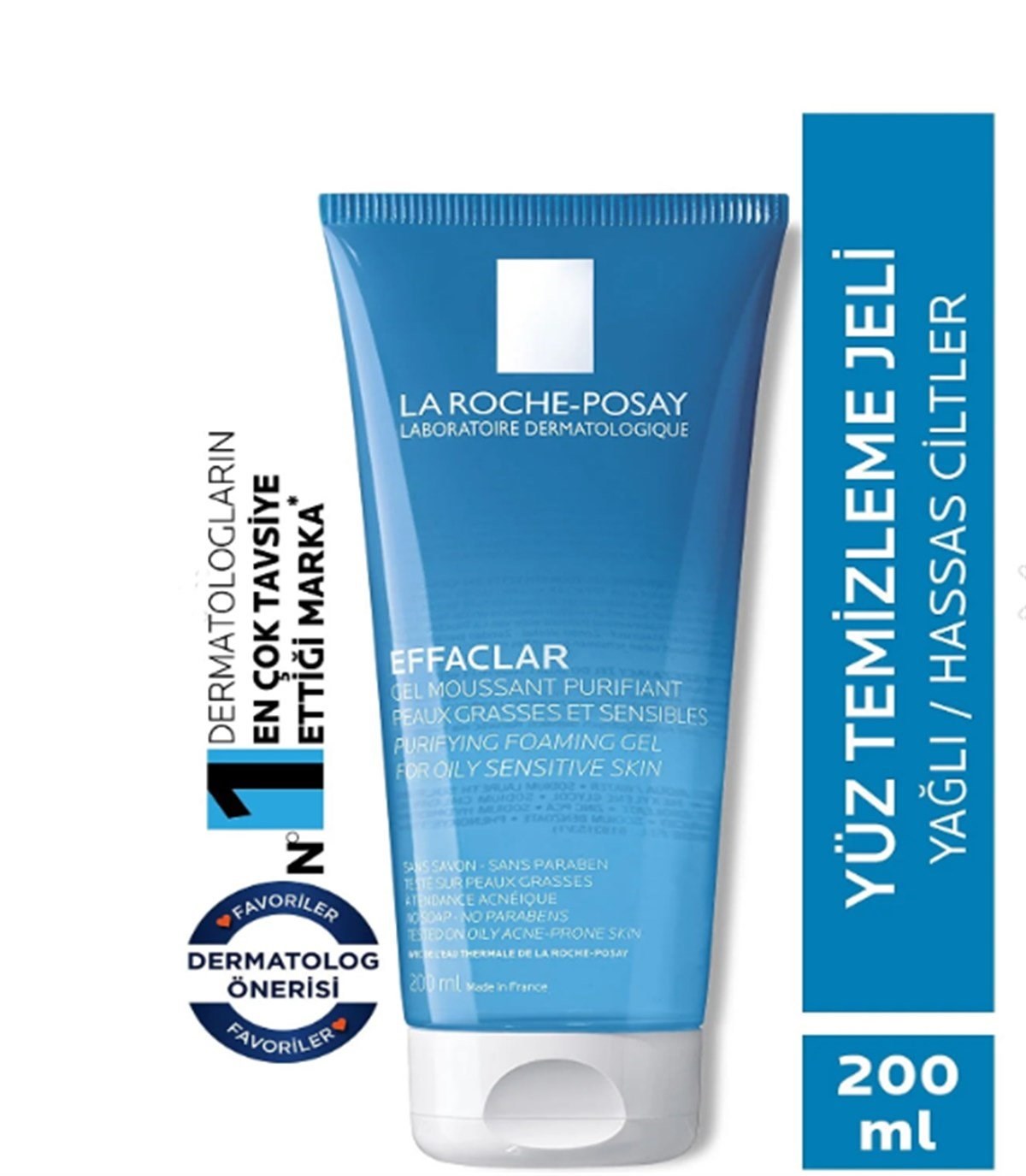 LA ROCHE-POSAY EffaclarYağlı ve Hassas Ciltler İçin Jel 200 ml 