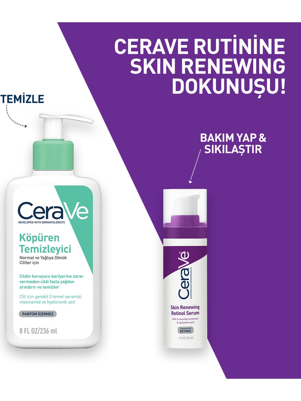 CeraVe Skin Renewing Retinol Yüz Serumu 30ML