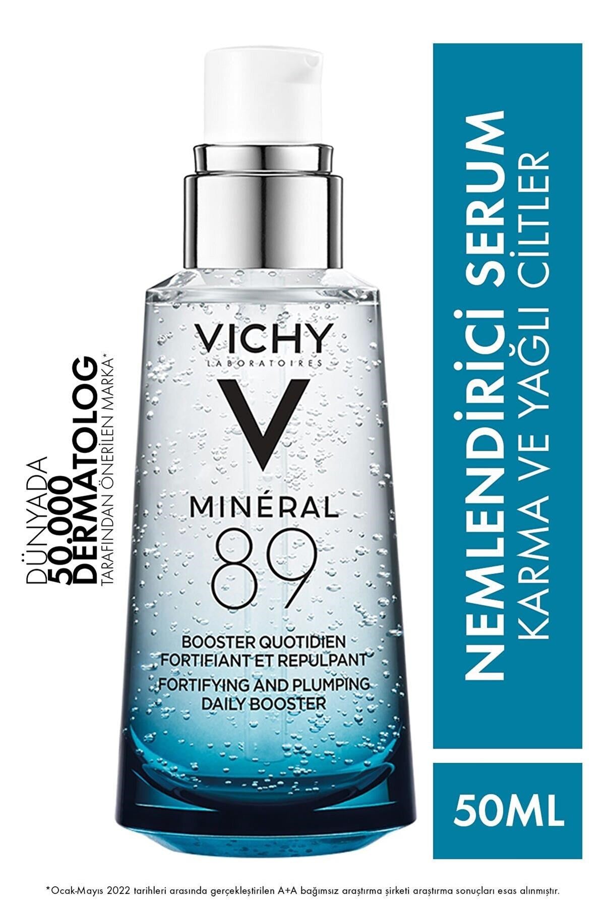VICHY Mineral 89% Mineralizing Water + Hyaluronic Acid 50ml 
