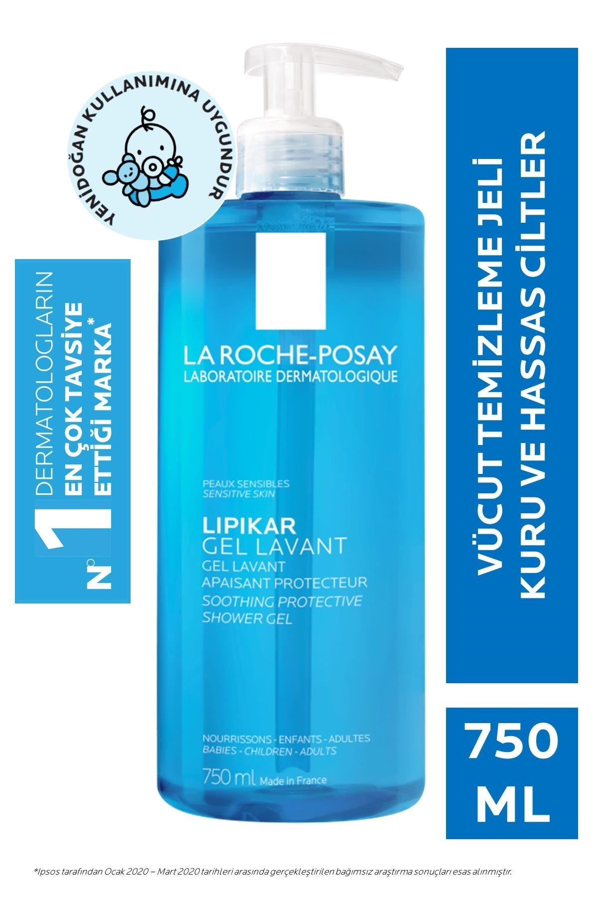 LA ROCHE-POSAY Lipikar Gel Lavant Vücut Jeli 750 ML