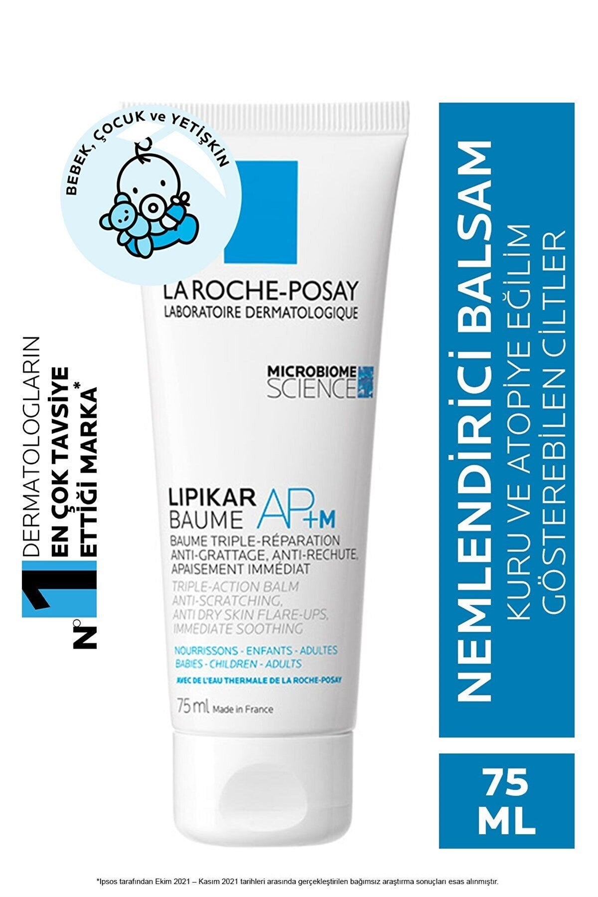 LA ROCHE-POSAY Lipikar Baume AP+M Yatıştırıcı Balm 75ml