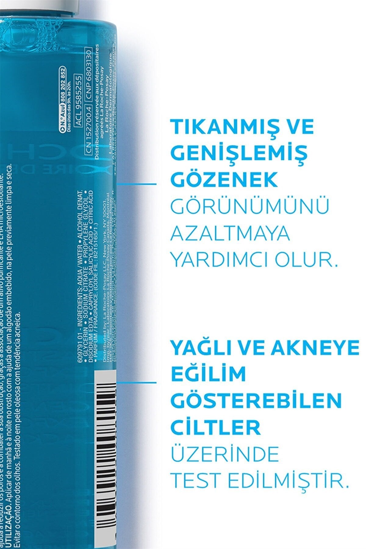 LA ROCHE-POSAY Effaclar Sıkılaştırıcı Mikro Soyucu Tonik 200ml