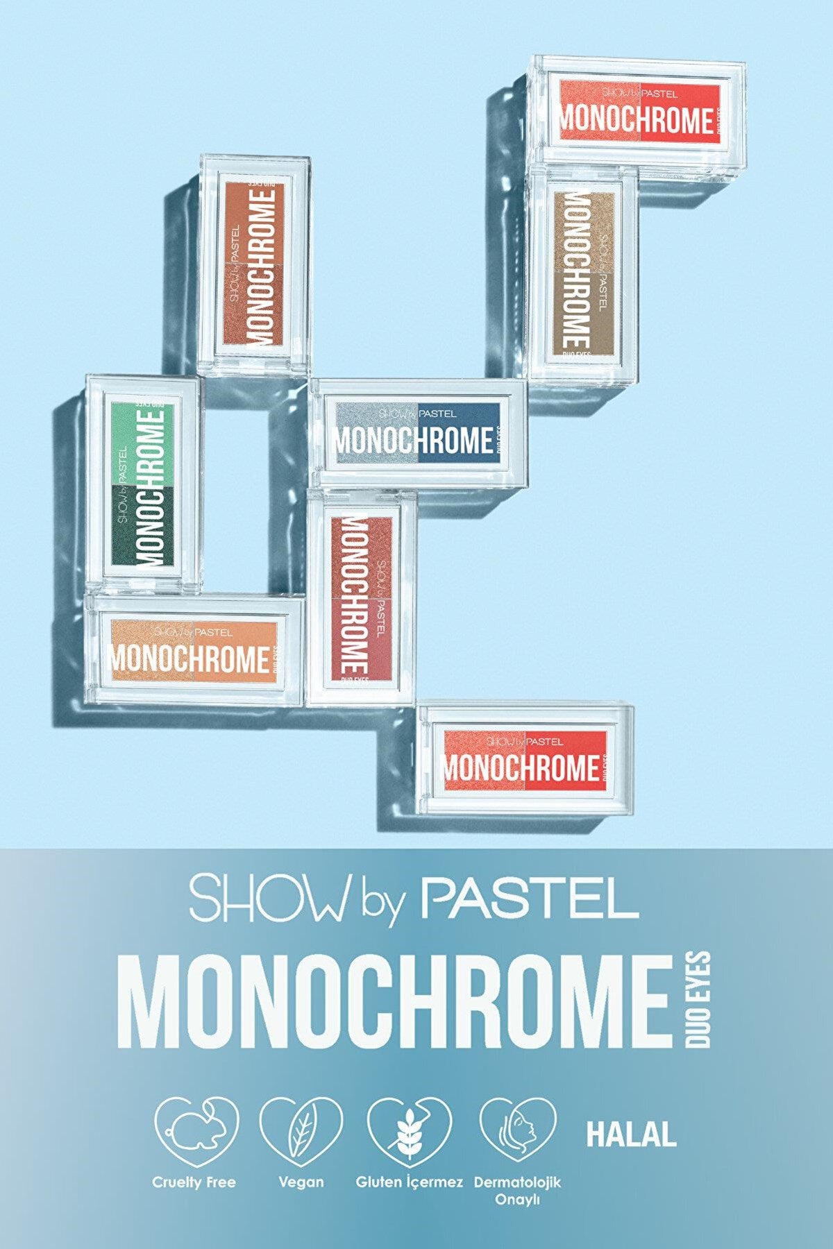 PASTEL Show By Monochrome Duo Eyes - İkili Far Paleti 26 Sand Dunes 2 x 1.3 g