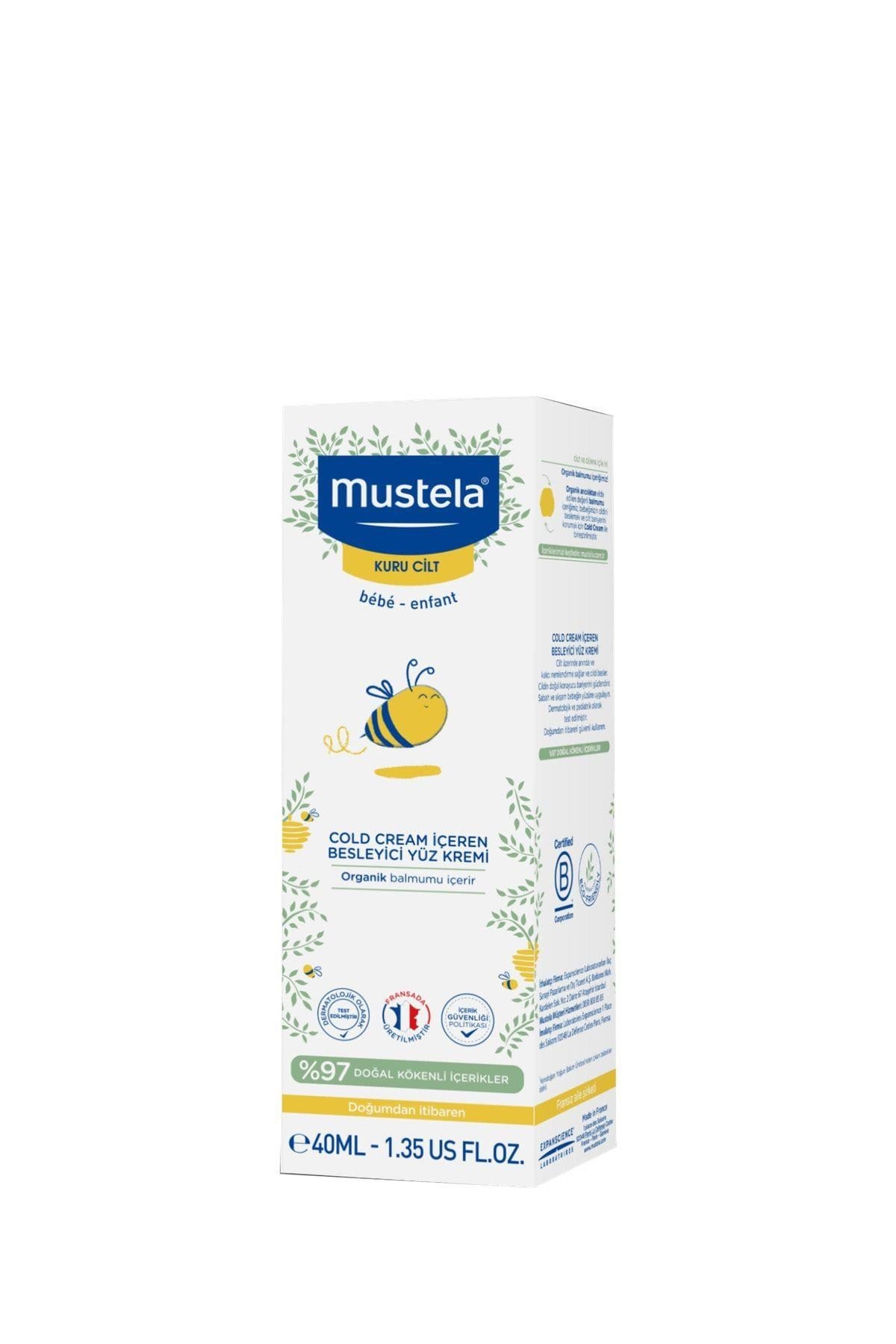 MUSTELA Cold Cream İçeren Besleyici Yüz Kremi 40 Ml