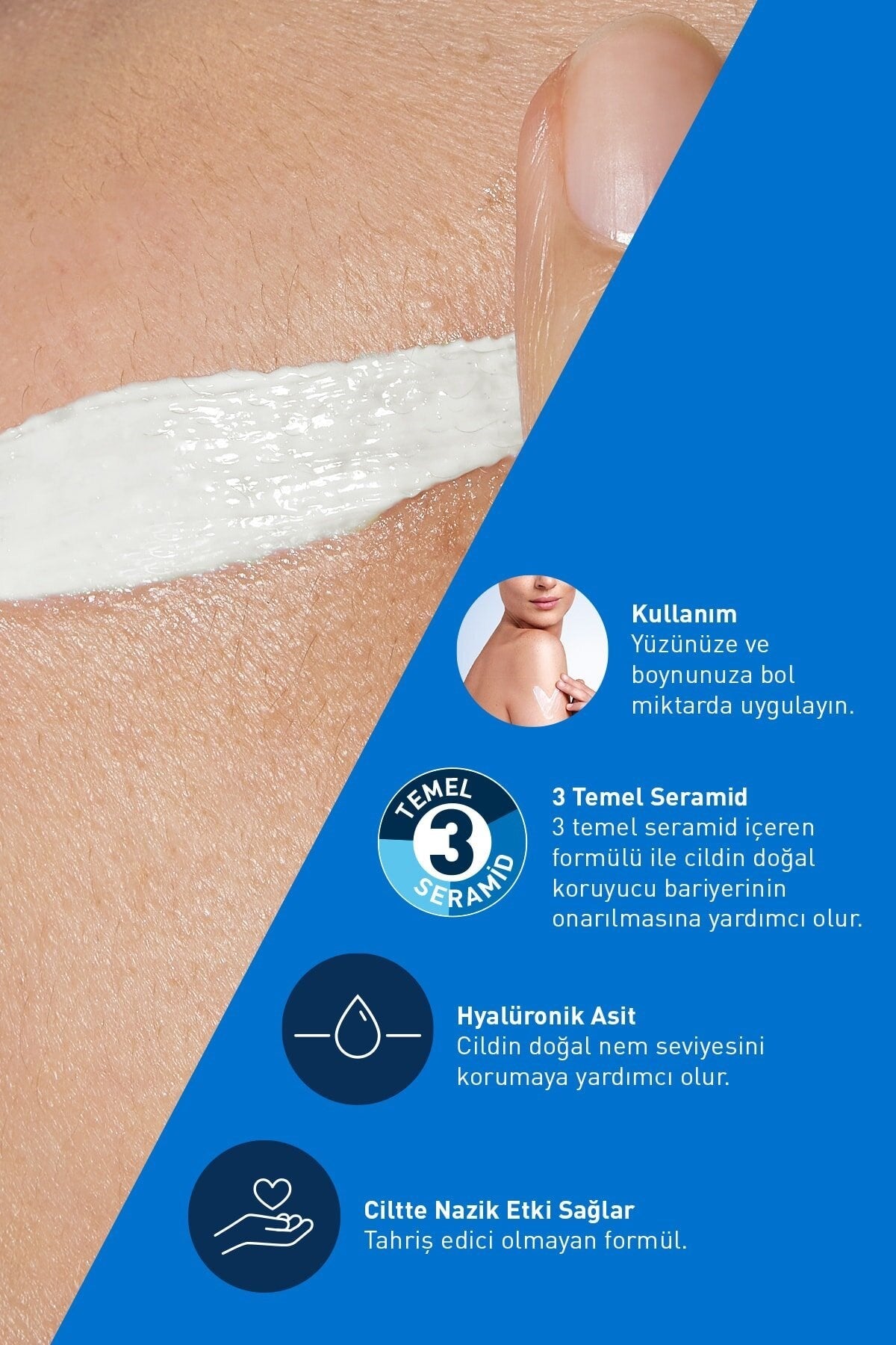 CERAVE SPF50 Güneş Koruma Faktörlü Yüz Kremi 52 ml