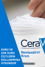 Cerave Kuru Ciltler için Seramid & Hyalüronik Asit İçeren Nemlendirici Krem 454 gr