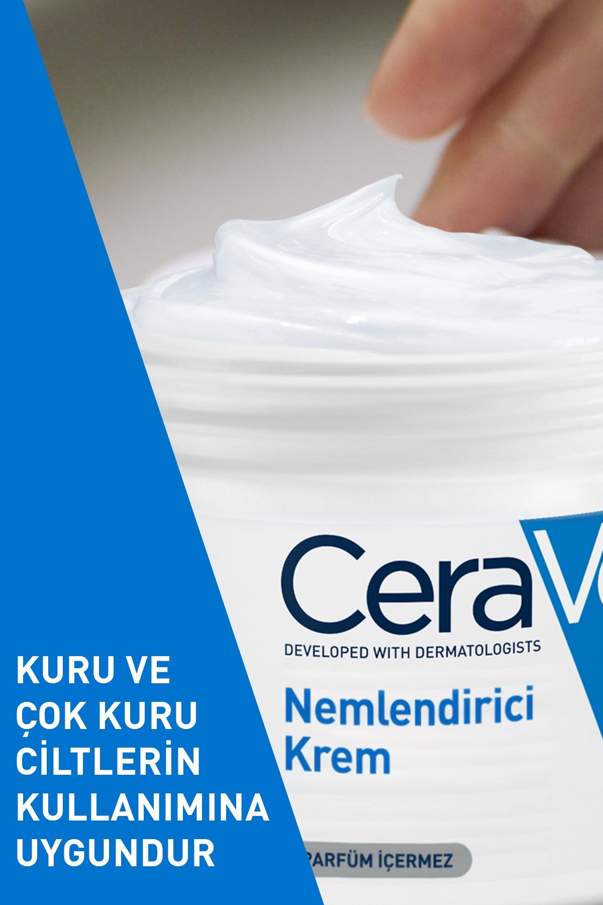 Cerave Kuru Ciltler için Seramid & Hyalüronik Asit İçeren Nemlendirici Krem 454 gr