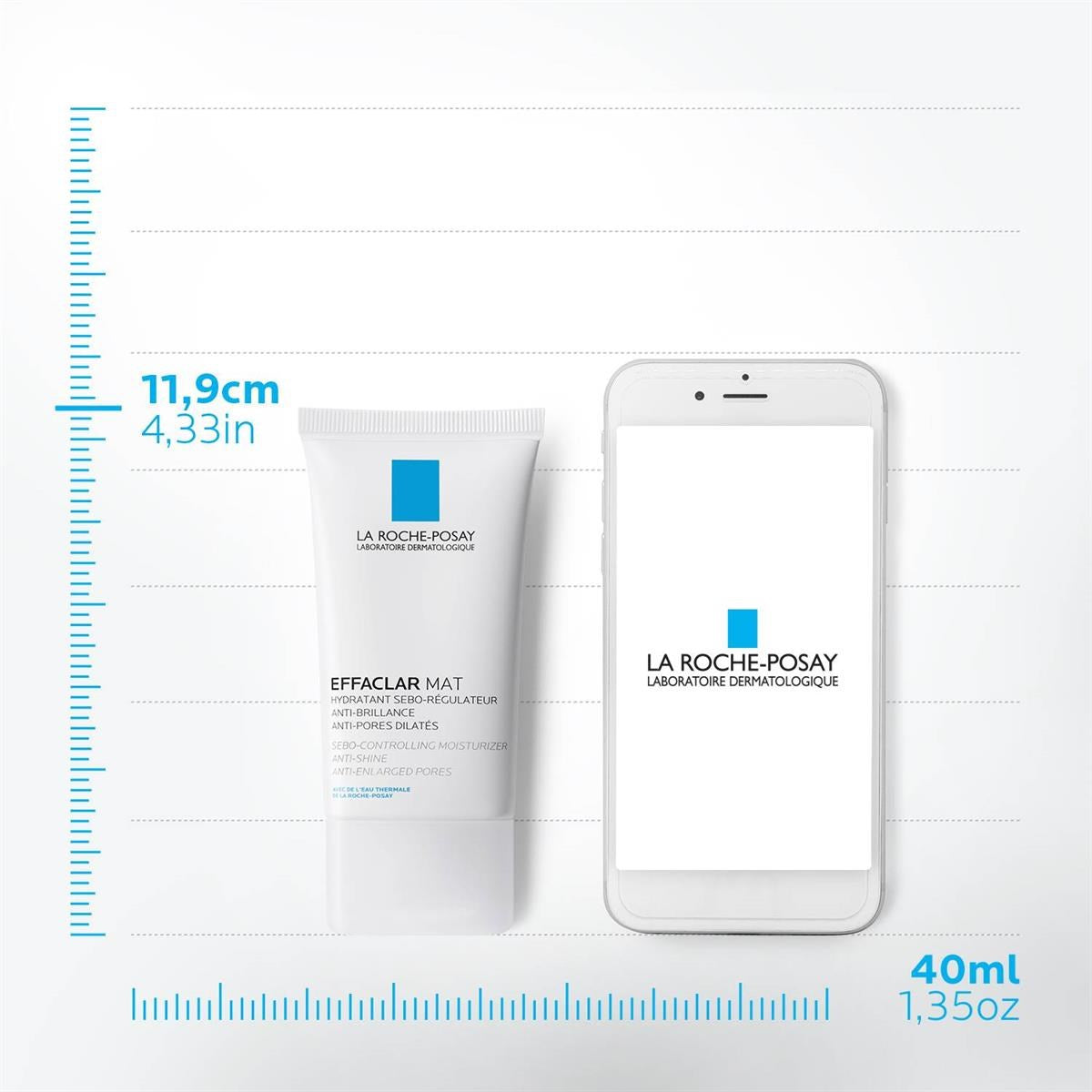 LA ROCHE-POSAY Effaclar Mat Parlama Karşıtı Nemlendiricisi 40 ml 