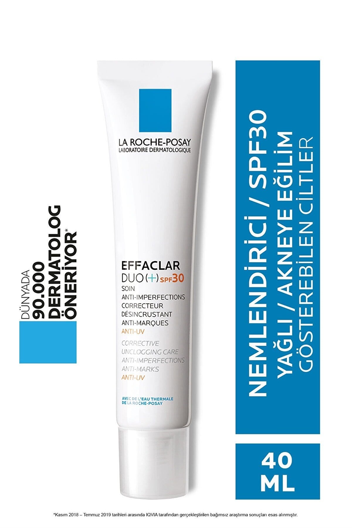 LA ROCHE-POSAY Effaclar Duo + SPF 30 Krem 40 ml
