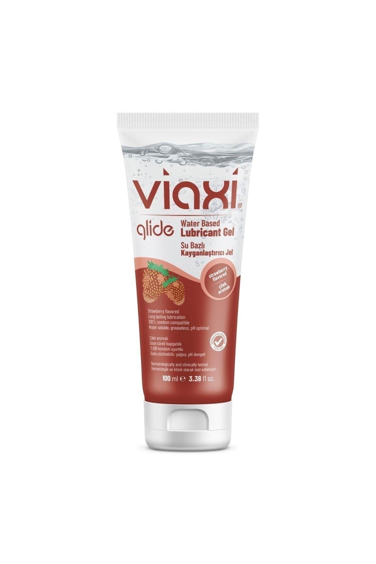 VIAXI Glide Çilek Aromalı Kayganlaştırıcı Jel 100ml