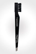 PASTEL Sıngle Tweezer Wıth Brush 09 Eğik Uçlu Cımbız+Kaş Tarağı
