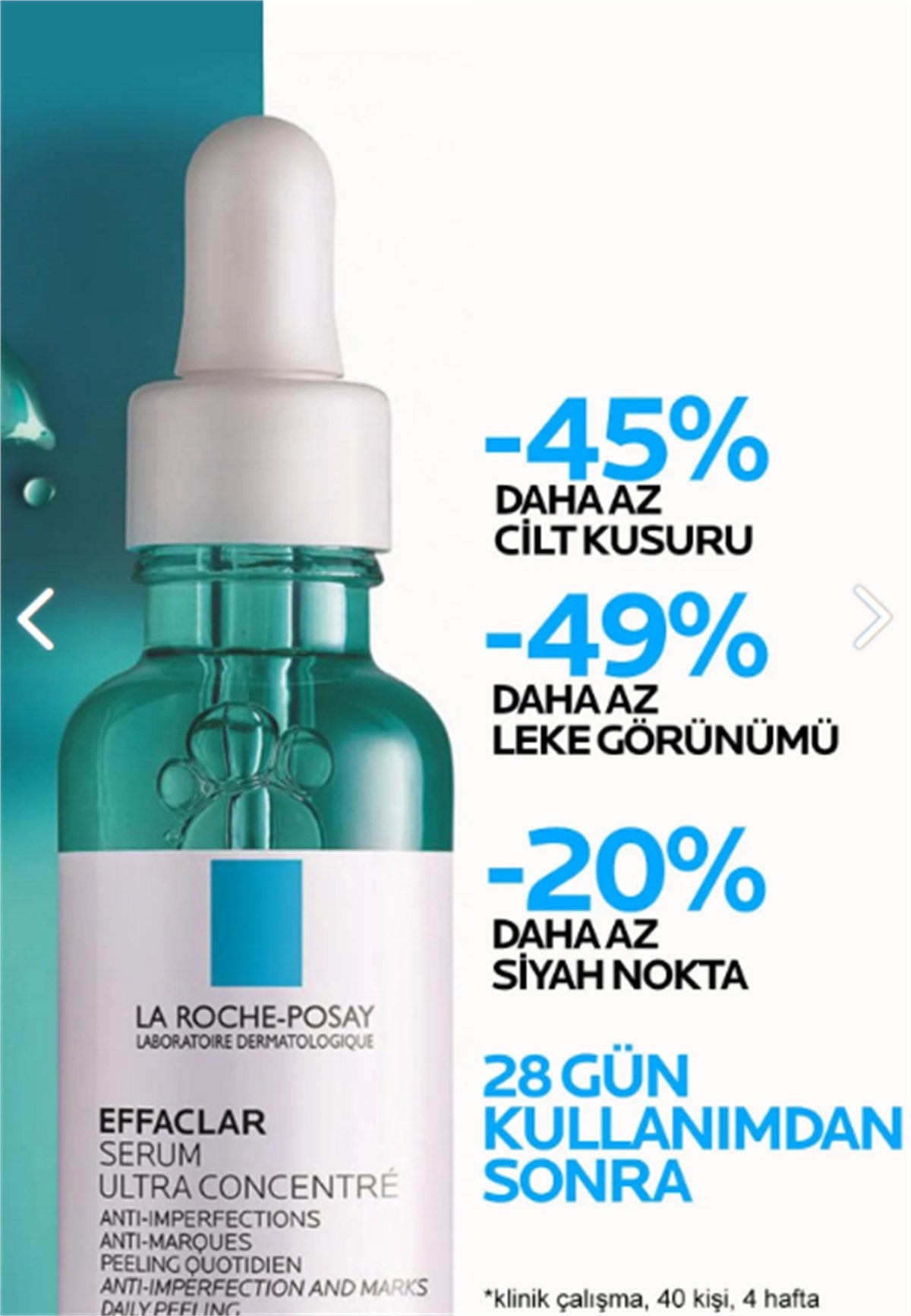 LA ROCHE-POSAY Effaclar Serum Ultra Concentre Leke Karşıtı 30 ml 