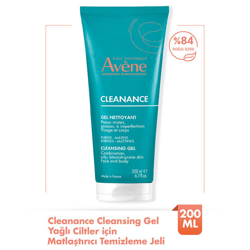 AVENE Cleanance Gel Nettoyant Yüz Temizleme Jeli 200 ml