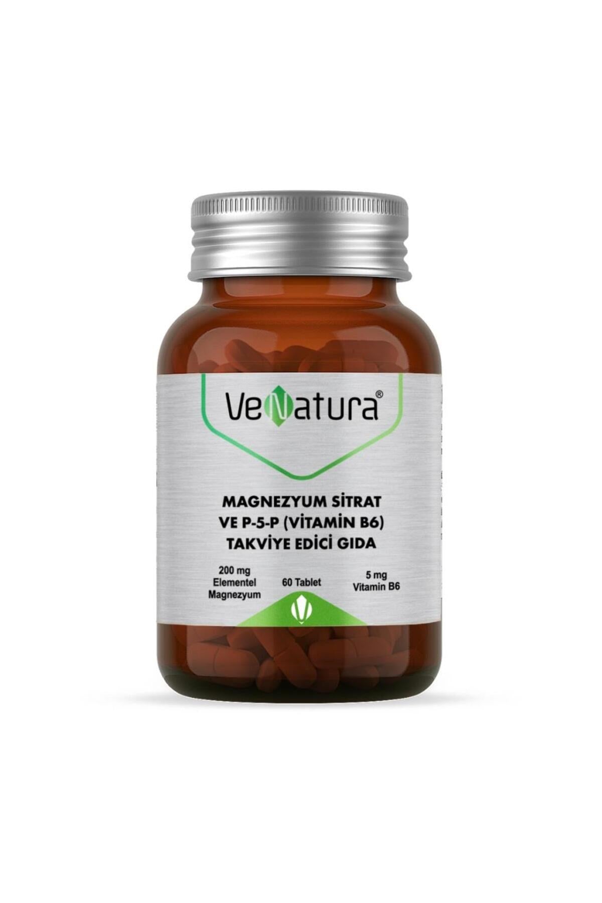 VENATURA Magnezyum Sitrat ve P-5-P (Vitamin B6) 60 tablet