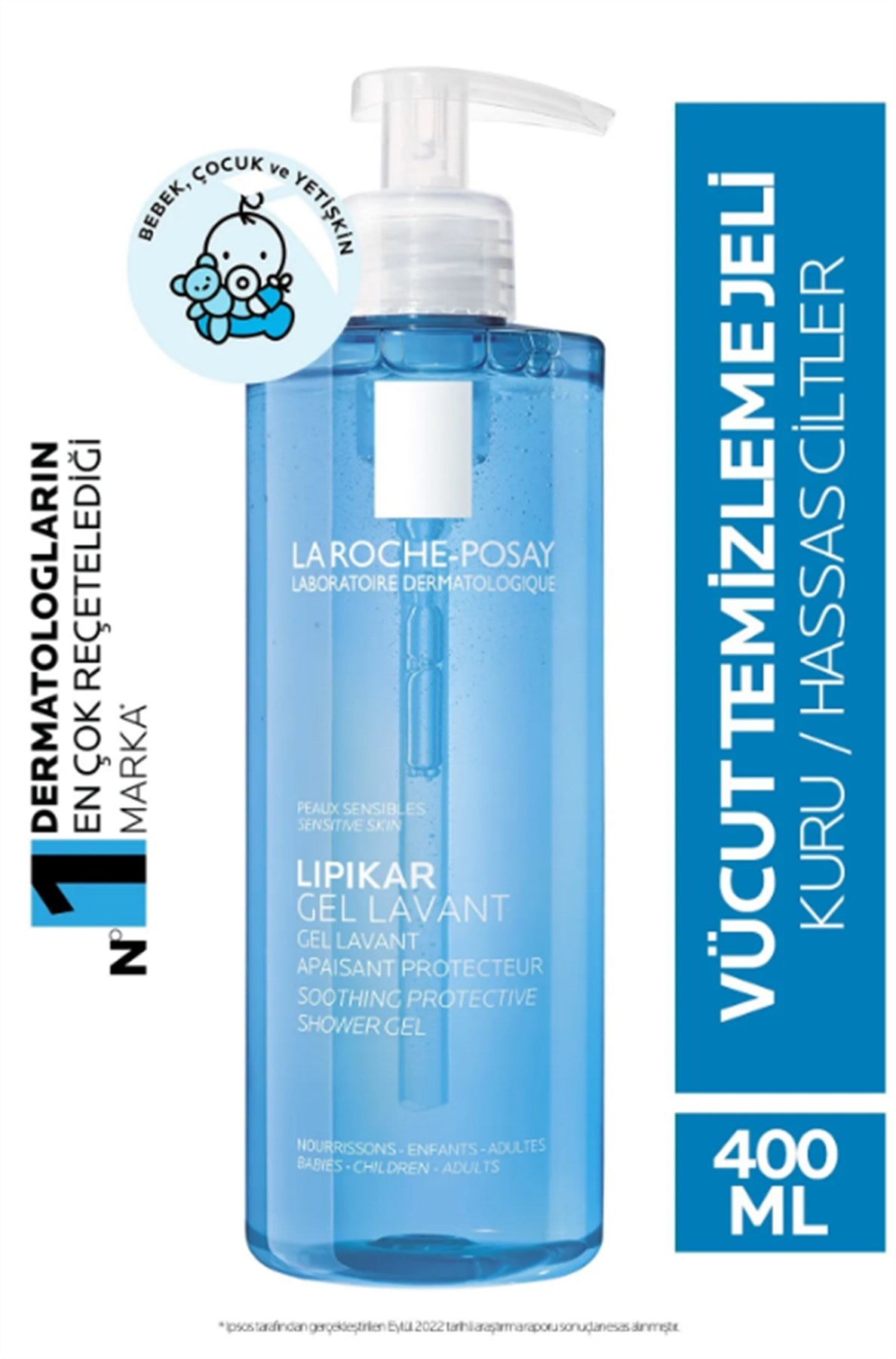 LA ROCHE-POSAY Lipikar Temizleme Jeli 400 ml