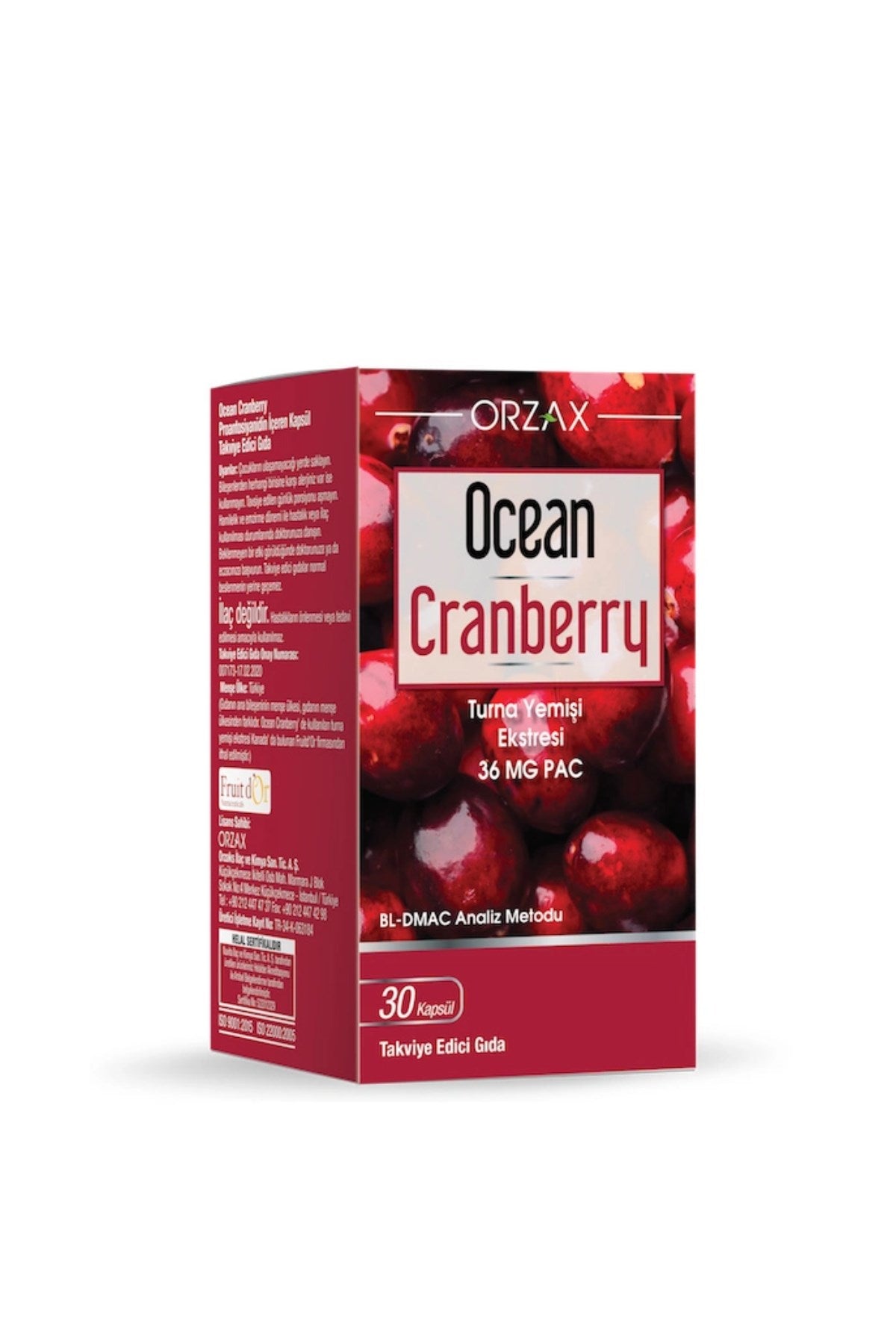 OCEAN Cranberry 30 Kapsül 