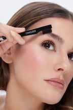 PASTEL Sıngle Tweezer Wıth Brush 09 Eğik Uçlu Cımbız+Kaş Tarağı