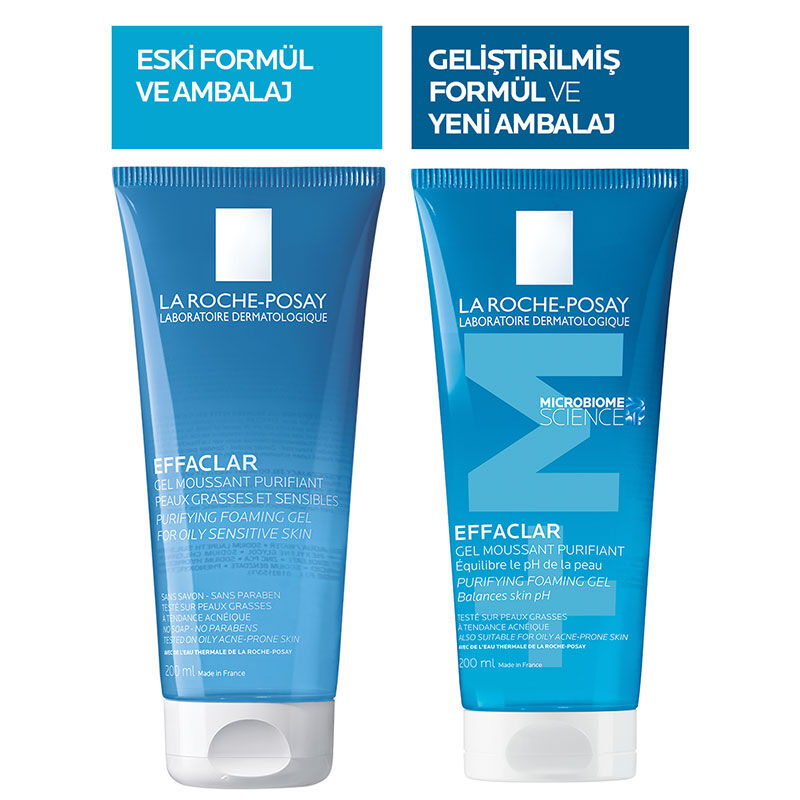 LA ROCHE-POSAY EffaclarYağlı ve Hassas Ciltler İçin Jel 200 ml