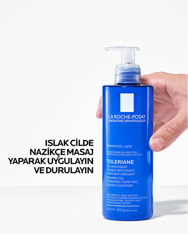 La Roche Posay Toleriane Hassas Ciltler Dahil Tüm Ciltler İçin Temizleme Jeli 400 ml