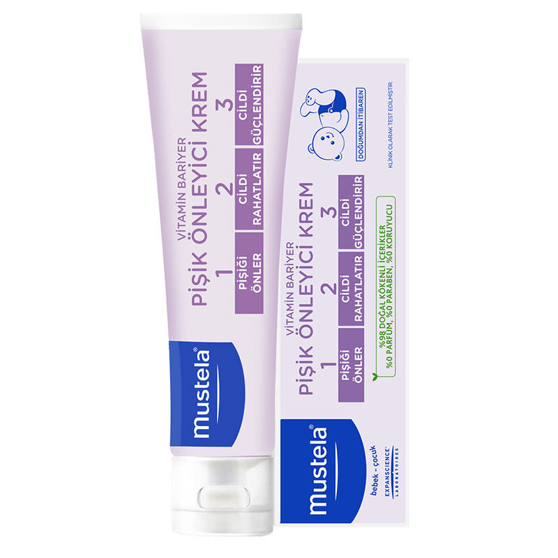 MUSTELA Vitamin Barrier 1,2,3 Pişik Kremi 50ml