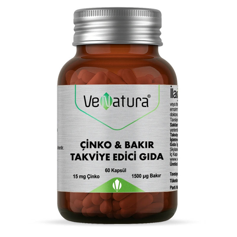 VENATURA Çinko Bakır 60 Kapsül