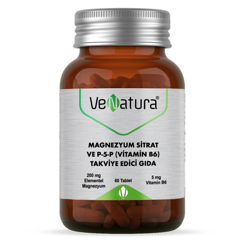 VENATURA Magnezyum Sitrat ve P-5-P (Vitamin B6) 60 tablet
