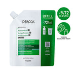 Vichy Dercos Anti-Dandruff Kepek Karşıtı Şampuan 390 ml - Normal ve Yağlı Saçlar (Refill)