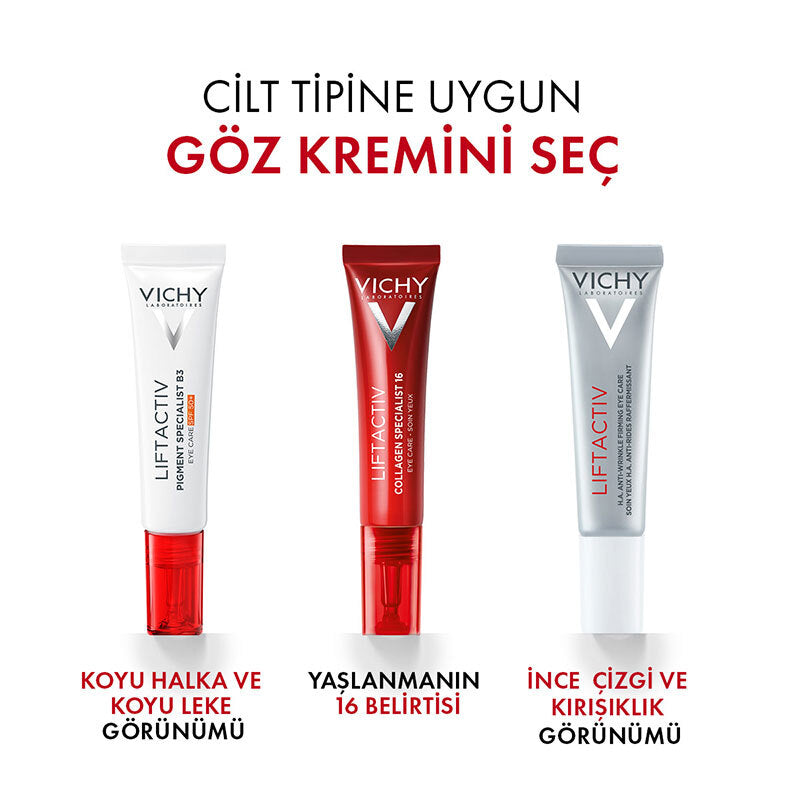 VICHY Liftactiv Pigment Uzmanı B3 Göz Bakımı SPF50+ 15ml