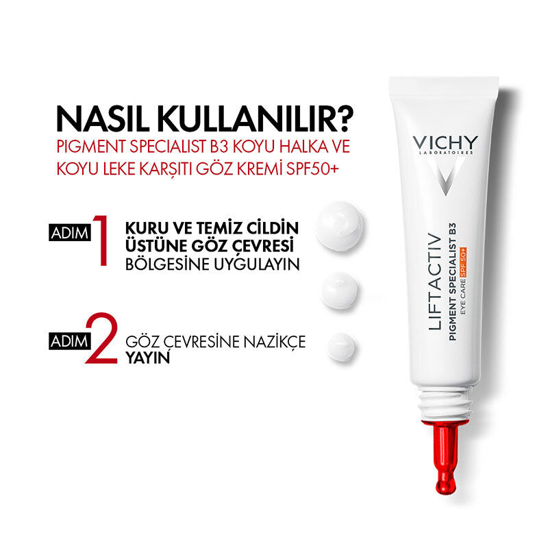 VICHY Liftactiv Pigment Uzmanı B3 Göz Bakımı SPF50+ 15ml