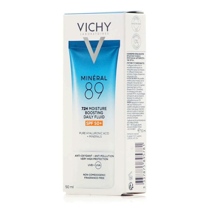 VICHY Mineral 89 Moisture Boosting Daily Fluid SPF 50+ 50 ml